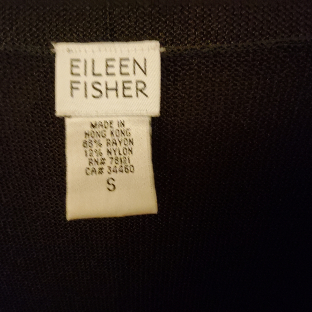 Eileen Fisher Semi Sheer Cardigan Size Small EUC - Picture 2 of 8